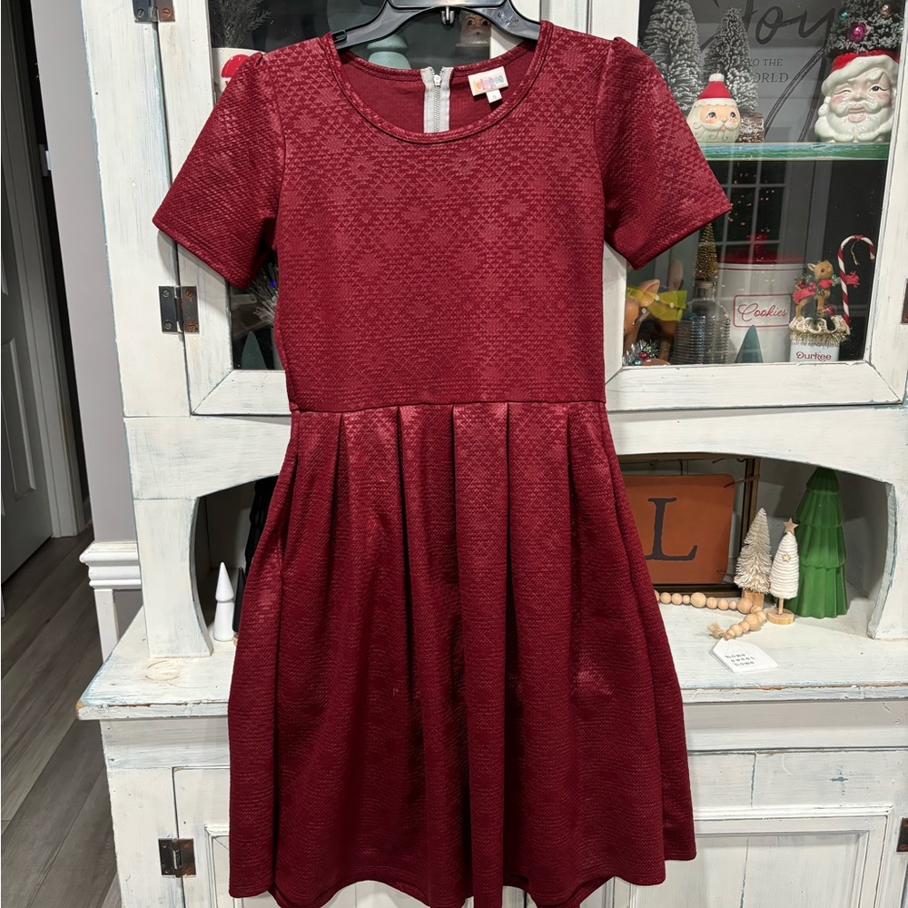 Lularoe Amelia Jacquard Dress, Size Small